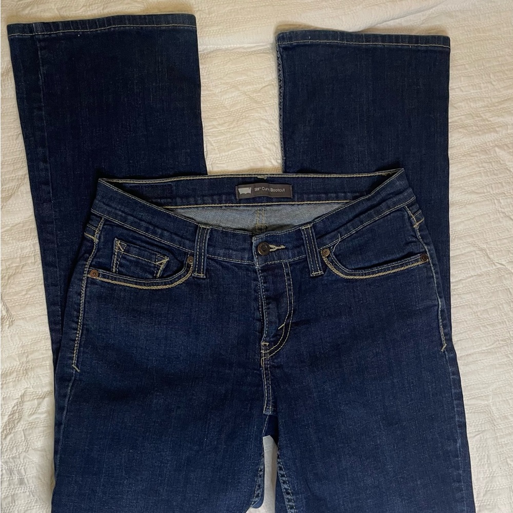 Dark Blue Denim Jeans
